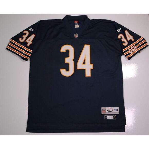 Reebok NFL Throwbacks Chicago Bears 1985 Walter Payton Jersey 2XL